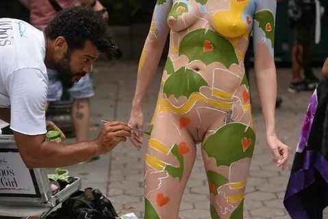 Body painting day in nyc.