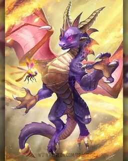 @arts.lovr on Instagram: "🎨 "Spyro the Dragon King" by Drago