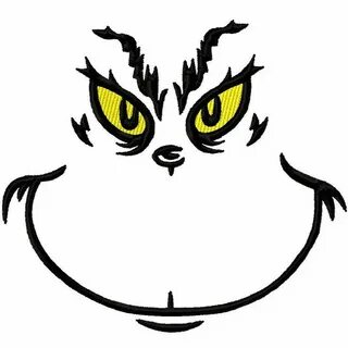 Image result for grinch face pattern Grinch face svg, Grinch