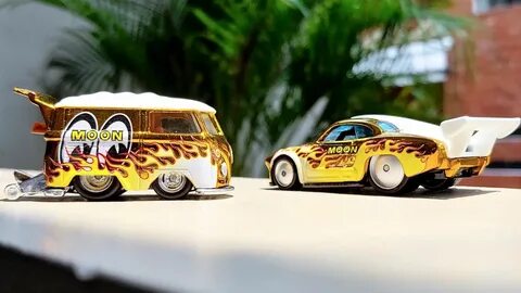 Hot Wheels Volkswagen Kool Kombi & Karmann Ghia custom Moone