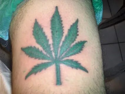 Weed Leaf Tattoo
