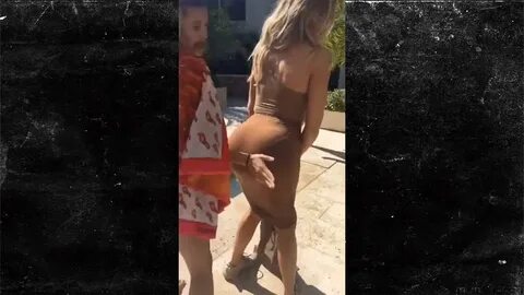 Khloe Kardashian -- Droppin' That Booty On Odell Beckham Jr. 