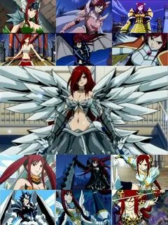 Erza & her different armors (Sea Empress Armor, Arma Dura Fa