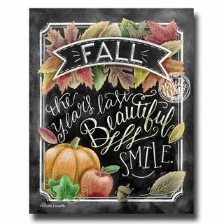 Fall Decor, Fall Quote, Fall Art, Chalkboard Art, Chalk Art,