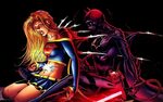Картинки супергерои Супергёрл герой Batgirl Двое Девушки 192