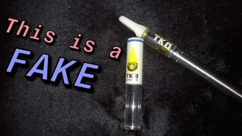 This is what a fake TKO Extracts Cart looks like... - YouTub