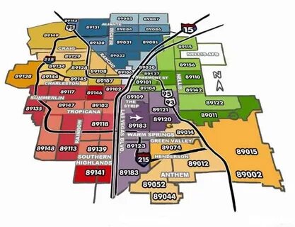 Las Vegas Zip Code Map - Las Vegas Real Estate