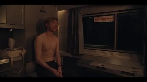 ausCAPS: Domhnall Gleeson shirtless in Run 1-02 "Kiss"