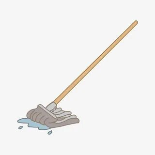 Mop Dipped In Water Mopping Housework PNG , швабра клипарт, 