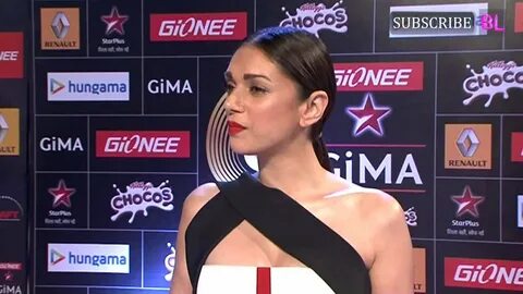 Aditi Rao Hydari Red Carpets of Gima Awards - YouTube