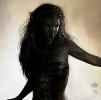 Werewolf 4 detail by aaronsimscompany on DeviantArt Female w