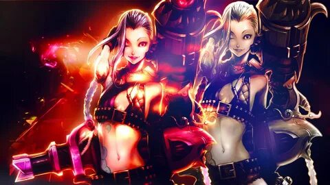 Jinx (League Of Legends) wallpapers 1366x768 (laptop) deskto