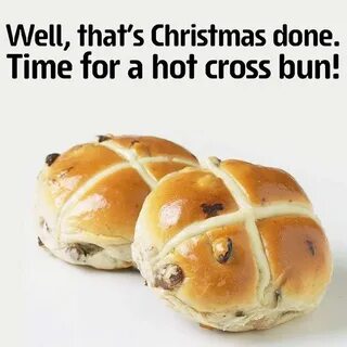 Pin by Simone Stein on Countdowns Hot cross buns, Food humor