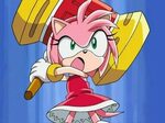 Amy with the Piko Piko Hammer Amy rose, Sonic, Amy the hedge