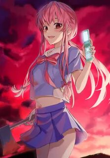Gasai Yuno, Fanart - Zerochan Anime Image Board