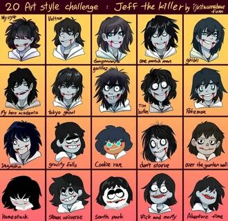 20 art style challenge by ijustwannahavefunn on DeviantArt К