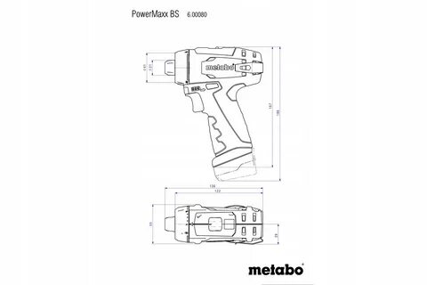 Metabo отвертка 108 v powermaxx bs 2x2ah чемодан купить с до