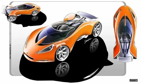 Lotus Design Hot Wheels Concept sketches - Car Body Design H