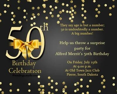 Image result for 50th birthday quotes Birthday party invitat