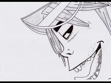 No.169 HOW TO DRAW 2-D From GORILLAZ - YouTube