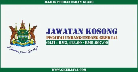 Jawatan kosong Majlis Perbandaran Klang Permohonan adalah di