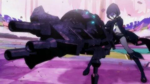 × ★ Обзор на аниме Black Rock Shooter Стрелой с чёрной скалы