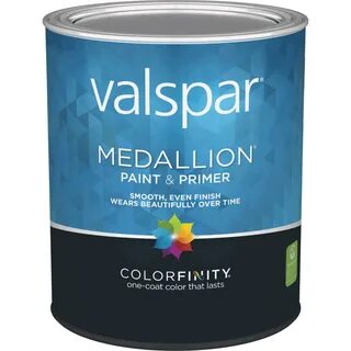 Valspar Brand 1 Quart White Medallion Interior 100 percent A