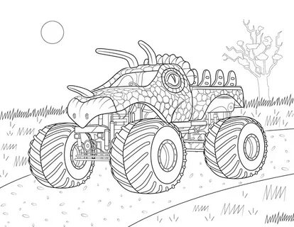 Иллюстрация Monster truck Illustrators.ru