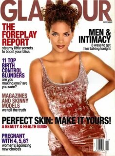 GLAMOUR u.s. - November 1998 - halle berry Glamour magazine 