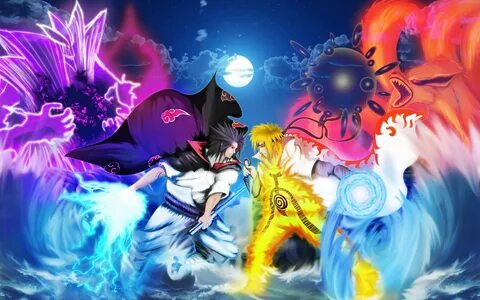 Naruto Vs Sasuke Wallpapers (76+ background pictures)