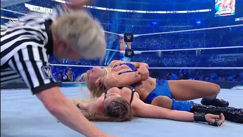 Charlotte Flair vs Ronda Rousey SD Women's Championship WWE 