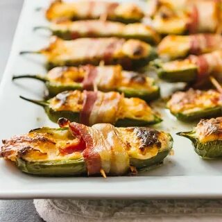 Bacon Wrapped Jalapeño Poppers (5 Ingredients) - Savory Toot