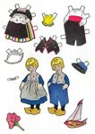 PAPER DOLLS FROM HOLLAND - Herthe, Jacobe and Jan from Jack 