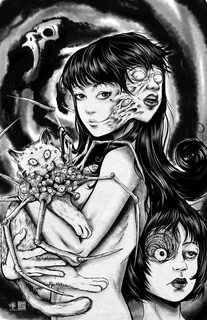 Junji Ito Tribute Junji ito, Anime wall art, Japanese horror