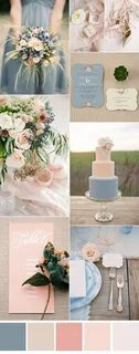 Image result for blue and mauve wedding colors Peach pink we