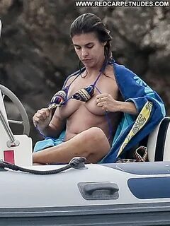 Elisabetta Canalis Boat Babe Celebrity Beautiful Posing Hot