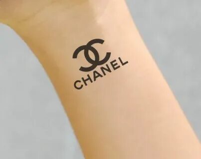 Chanel Logo Temporary Tattoo Tasteful tattoos, Chanel tattoo