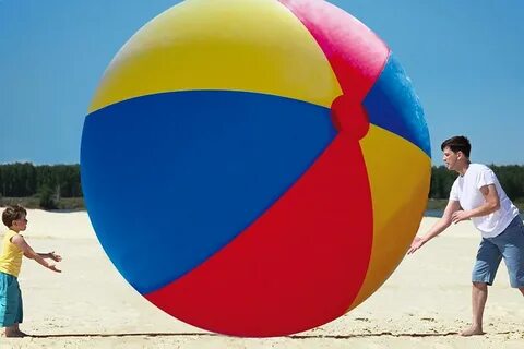 Gigantic Beach Ball Mugwomp Beach ball, Giant inflatable, Bi