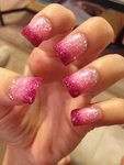Pink faded nail. Acrylic powder. Faded nails, Nails, Fancy n