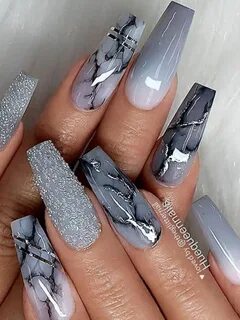 49 Cute Gray Nail Designs for Inspiration Stylish Belles Omb