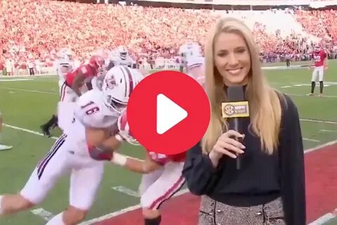 Georgia RB Ran Over Laura Rutledge, Then Asked Her Out VIDEO