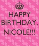 Happy Birthday Nicole Images - Birthday Gifts