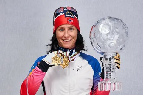 Marit Bjørgen - Gold medalist Norwegian skier Marit Bjoergen