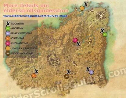 Rivenspire Survey Report Map Elder Scrolls Online Guides