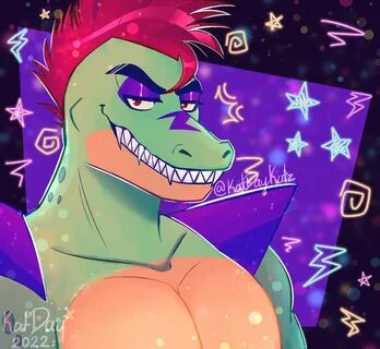 Montgomery Gator (Monty) Fanart FNAF by KatDayKatz on Devian