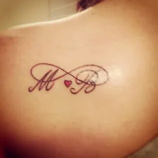 Image result for designs on letters Initial tattoo, Infinity
