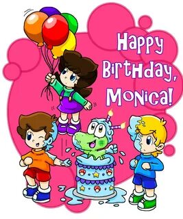 Gift: Happy Birthday, Monica! by BabyAbbieStar on DeviantArt