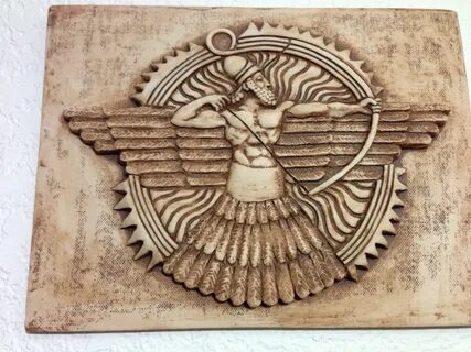 Assyrian Alaha Ashur Ancient sumerian, Ancient art, Ancient 