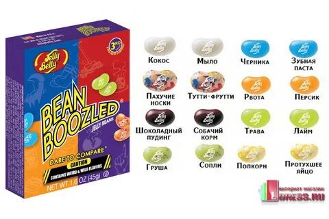 Конфеты Бин Бузлд купить Bean Boozled 45 гр.