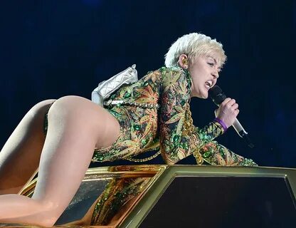 Miley Cyrus At Bangerz Tour At Barclays Center In Brooklyn -